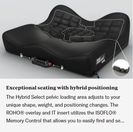 ROHO Hybrid Select Wheelchair Cushion